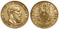20 marek 1888 A, Berlin, złoto 7.92 g, próby 900