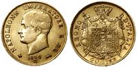 40 lirów 1814 M, Mediolan, przebita przedostatni