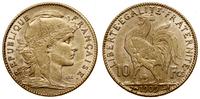10 franków 1909, Paryż, typ Marianna, złoto 3.21