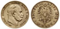10 marek 1875 A, Berlin, złoto próby '900', 3.92