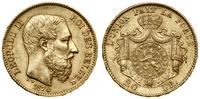 20 franków 1870, Bruksela, złoto 6.42 g, próby 9