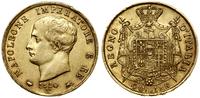 40 lirów 1810 M, Mediolan, złoto 12.87 g, próby 