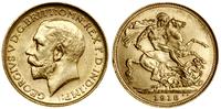 1 funt (sovereign) 1918 S, Sydney, złoto 7.99 g,