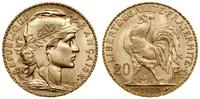 20 franków 1908, Paryż, typ Marianna, złoto 6.43