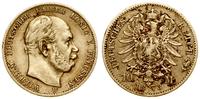 10 marek 1873 B, Hannover, złoto 3.91 g, próby 9