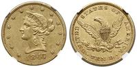 10 dolarów 1847, Filadelfia, typ Liberty head wi