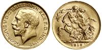 funt 1913, Londyn, złoto 7.98 g, piękne