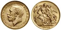 funt 1928 SA, Pretoria, złoto 7.98 g, wyśmienity