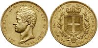 100 lirów 1834, Genua, z kotwicą, złoto 32.21 g,