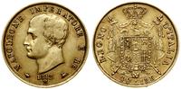 40 lirów 1812 M, Mediolan, złoto 12.84 g, próby 