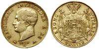 40 lirów 1810 M, Mediolan, złoto 12.86 g, próby 