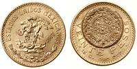20 peso 1917, Meksyk, Aztec Calendar, złoto 16.6