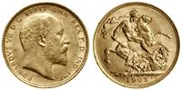 1 funt (sovereign) 1905 S, Sydney, złoto 7.97 g,