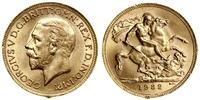 1 funt (sovereign) 1932 SA, Pretoria, z obwódką 