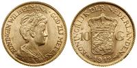 10 guldenów 1912, Utrecht, złoto 6.72 g, próby 9