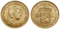 10 guldenów 1912, Utrecht, złoto 6.71 g, próby 9