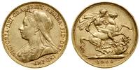 1 funt (sovereign) 1900 M, Melbourne, typ ze sta