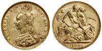 1 funt (1 sovereign) 1890, Londyn, typ jubileusz