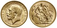 1 funt (1 sovereign) 1912 M, Melbourne, złoto 7.