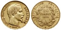 Francja, 20 franków, 1852 A