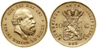 10 guldenów 1875, Utrecht, złoto 6.72 g, próby 9