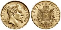 20 franków 1865 A, Paryż, głowa w wieńcu laurowy