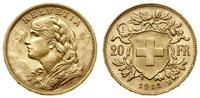 20 franków 1912 B, Berno, typ Vreneli, złoto 6.4