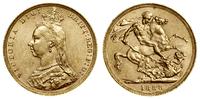 1 funt (1 sovereign) 1888, Londyn, typ jubileusz
