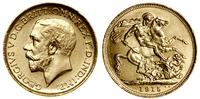 1 funt (sovereign) 1915 S, Sydney, złoto 7.98 g,