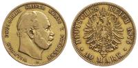 10 marek 1875 A, Berlin, złoto 3.92 g, próby 900