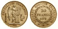 20 franków 1878 A, Paryż, typ Geniusz piszący Ko