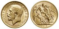 1 funt (1 sovereign) 1912 M, Melbourne, większa 