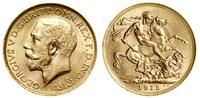 1 funt (1 sovereign) 1915 P, Perth, większa głow