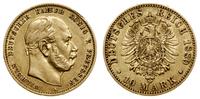 10 marek 1880 A, Berlin, złoto 3.95 g, próby 900