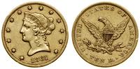 10 dolarów 1861, Filadelfia, typ Liberty head wi