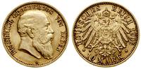 10 marek 1905 G, Karlsruhe, złoto 3.97 g, próby 