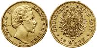 10 marek 1878 D, Monachium, złoto 3.96 g, próby 