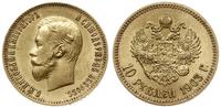 10 rubli 1903 АР, Petersburg, złoto 8.60 g, prób