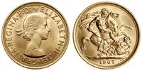 1 funt (1 sovereign) 1967, Londyn, złoto 7.97 g,