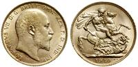 1 funt (1 sovereign) 1910, Londyn, złoto 7.98 g,