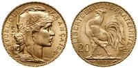 20 franków 1909, Paryż, typ Marianna, złoto 6.45