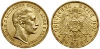 20 marek 1901 A, Berlin, złoto 7.95 g, próby 900