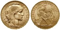 20 franków 1907, Paryż, typ Marianna, złoto 6.43