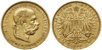 20 koron 1892, Wiedeń, głowa w wieńcu laurowym, 