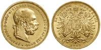 20 koron 1903, Wiedeń, głowa w wieńcu laurowym, 