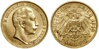 20 marek 1912 A, Berlin, złoto 7.96 g, próby 900
