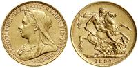 1 funt (1 sovereign) 1897 M, Melbourne, typ ze s
