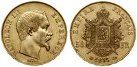 50 franków 1855 BB, Strasbourg, głowa bez wieńca