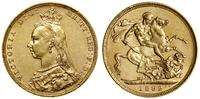 1 funt (1 sovereign) 1892 M, Melbourne, typ jubi
