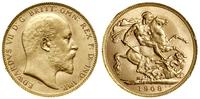 1 funt (1 sovereign) 1908 P, Perth, złoto 7.99 g